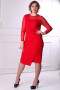 Платье 082502 ЛаТэ (Красный)
